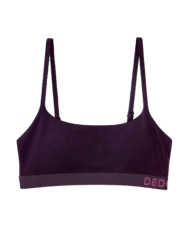 Slivovo vijoličen ženski modrček iz modala