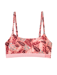 Női melltartó modállal Rózsaszín levelek