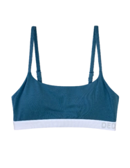 Temno turkizen ženski modrček iz modala