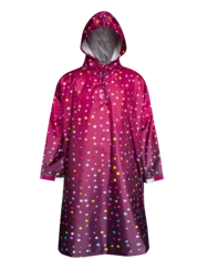 Pršiplášť Bordové bodky