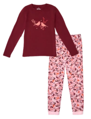 Veselé dámské pyžamo Ptáčci a bobule