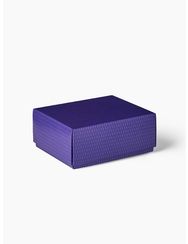Фигурална виолетова подаръчна кутия