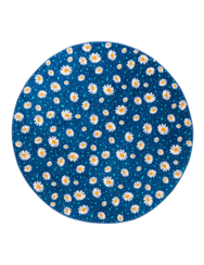 Veselá kulatá plážová osuška Květ sedmikrásky