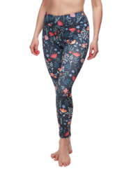 Leggings desportivas alegres Flores de Jardim