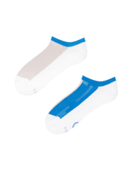 Функционални чорапи за маратонки в сиво и синьо