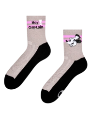 Veselé funkční lýtkové ponožky Hej Kapitán