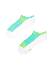 Chaussettes fonctionnelles vertes et menthe pour baskets Chaussettes fonctionnelles vertes et menthe pour baskets