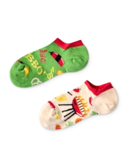 Veselé ponožky do tenisek Grilovací sezóna