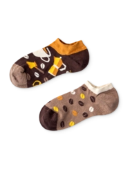 Ponožky do tenisiek Kávové zrnká