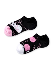 Ponožky do tenisiek Mačka a klbko