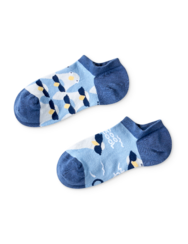 Vidám zokni sportcipőbe Stílusos galambok