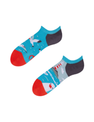 Vidám zokni sportcipőbe Sirály