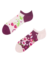 Socquettes rigolotes pour baskets Fleur de cerisier