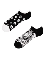 Veselé ponožky do tenisiek Mačacie labky