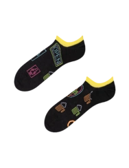 Veselé ponožky do tenisiek Neónové pivo