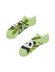 Vidám zokni sportcipőbe Pandák és bambusz 