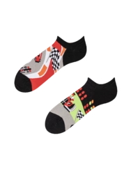 Veselé ponožky do tenisek Závod formulí