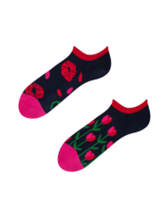 Calzini sneaker Buonumore Labbra e tulipani