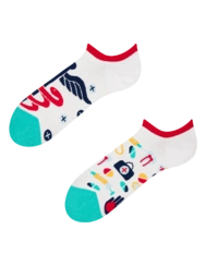 Veselé ponožky do tenisiek Zdravie