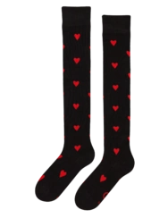 Veselé nadkolienky Červené srdiečka