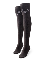 Veselé nadkolienky Čiernobiele srdcia