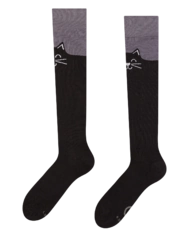 Veselé podkolienky Čierna mačka