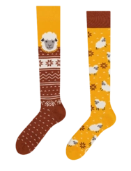 Veselé podkolienky Ovca vo svetri