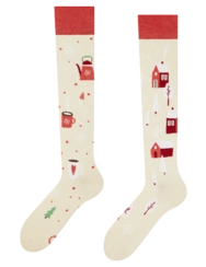 Veselé podkolenky Sněhová krajina