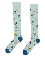 Весели чорапи до коляното Пеещи птици