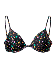 Plavková podprsenka s kosticemi Barevné kapky