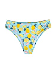 Bikinialsó magasított derékkal Nyári citromok