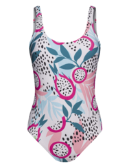 Lustiger einteiliger Damenbadeanzug Drachenfrucht