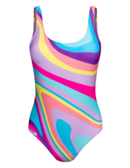 One-piece Swimsuit Colour Waves
