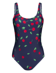 Women's One-Piece Swimsuit Sweet Cherries