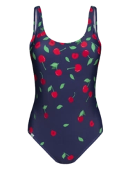 Veselé dámské jednodílné plavky Sladké třešně