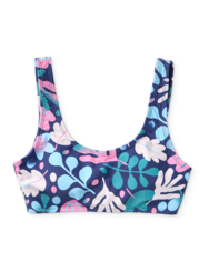 Весело спортно горнище на бански Цветни листа