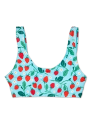 Haut de bikini de sport rigolo Petites fraises Haut de bikini de sport rigolo Petites fraises