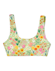 Vidám sportos bikini felső Virágoskert