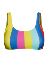 Haut de bikini de sport rigolo Rayures estivales Haut de bikini de sport rigolo Rayures estivales