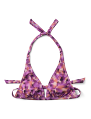 Top bikini Buonumore a triangolo Mimetico rosa