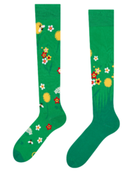 Весели чорапи до коляното Диви цветя