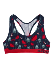 Veselá dámská podprsenka Berušky a vlčí máky