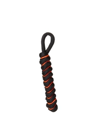 Černo oranžový paramicord přívěsek přežití - Knot