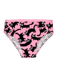 Girls' Briefs Pink Cats