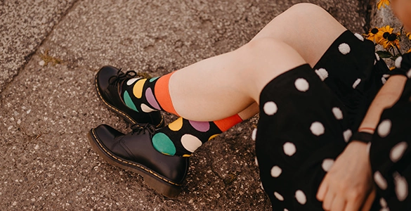 Patterned socks