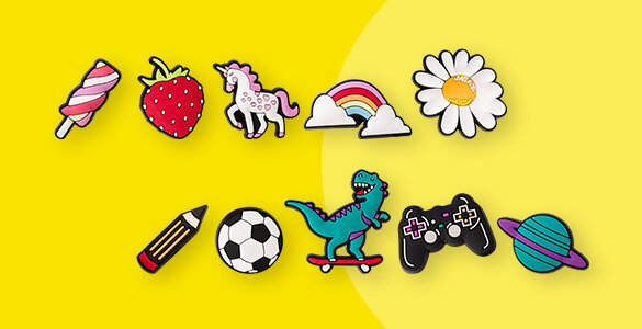 Shoelace Charm Clip 5-pack