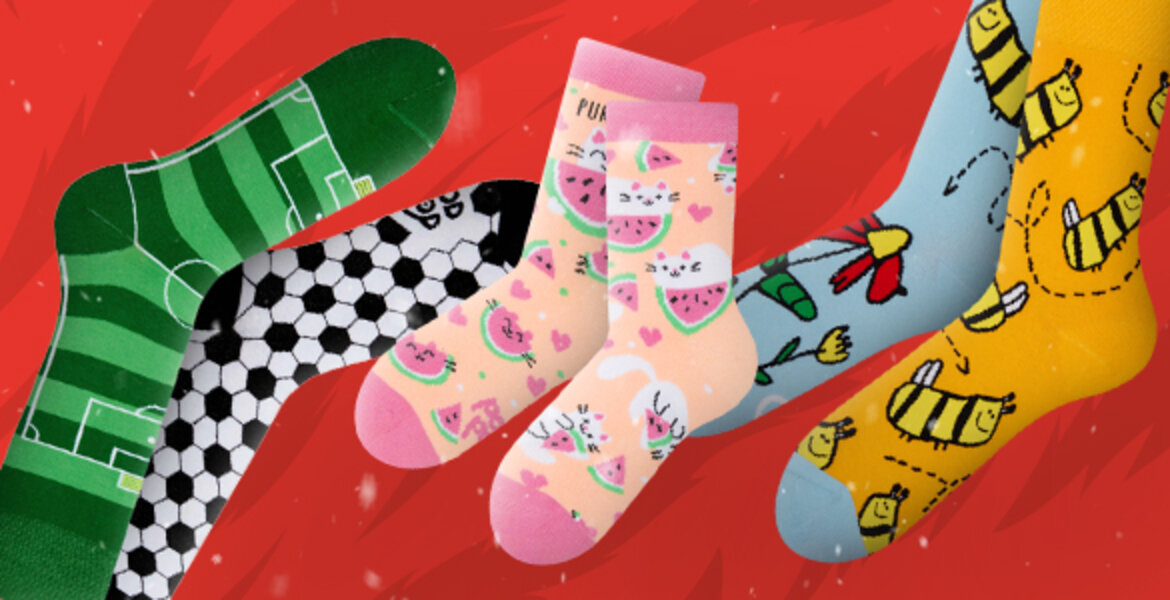 Chaussettes rigolotes de 2.29 € | Dedoles