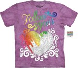 Mandala Colouring T-shirt Follow Your Heart Mandala Colouring T-shirt Follow Your Heart