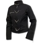 Damenjacke mit Ketten Schwarz Damenjacke mit Ketten Schwarz