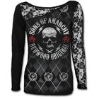 Dámske tričko s čipkou s motívom Sons of Anarchy Redwood original Dámske tričko s čipkou s motívom Sons of Anarchy Redwood original